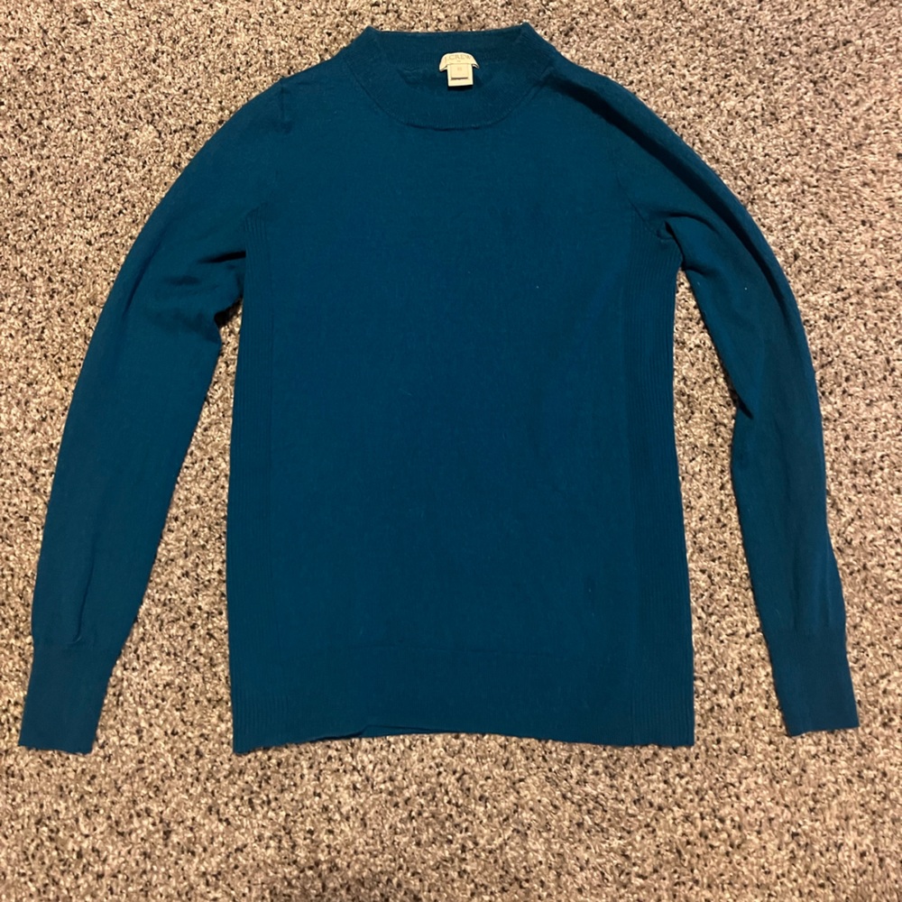(Bundle 3 for $15) Teal J Crew Marino Sweater